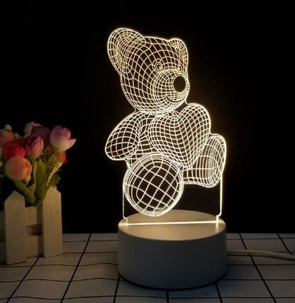 3D Table Night Lamp