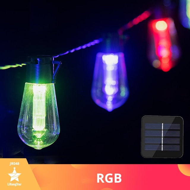 LED Solar String Waterproof Lights