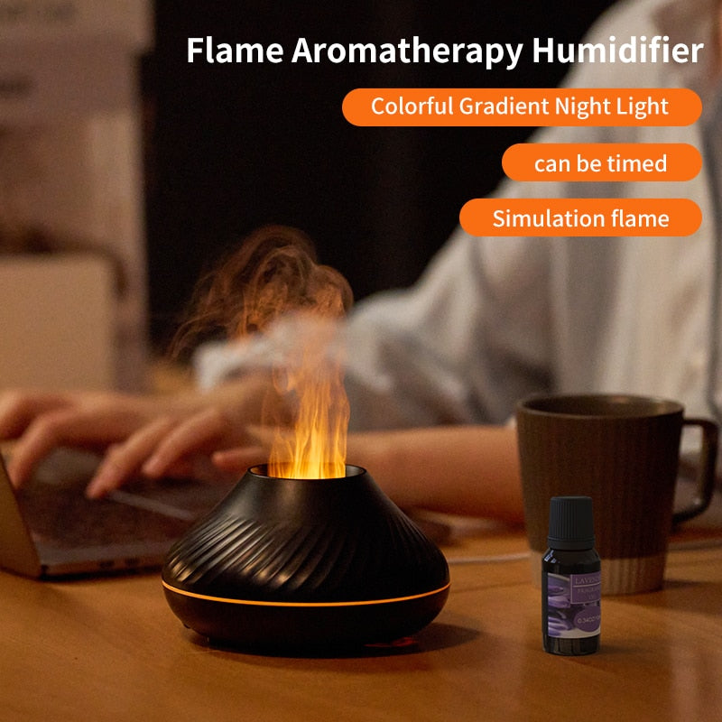 Portable Flame Lamp Diffuser