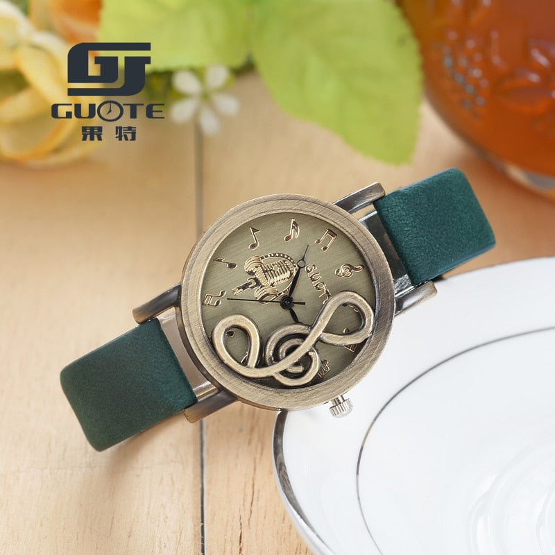 Luxury Ladies Music Note Casual Watch