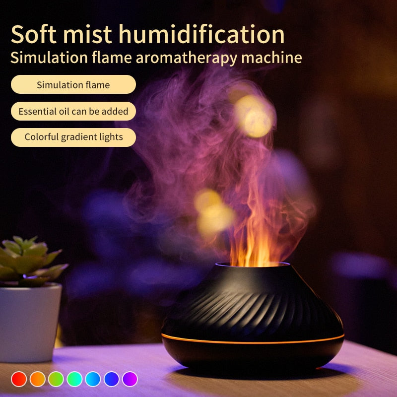 Portable Flame Lamp Diffuser