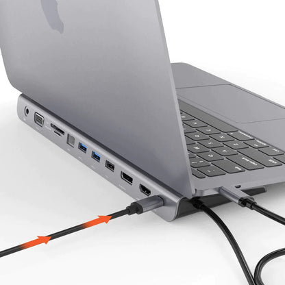 LapStation™ Pro- 11 in 1 Laptop Docking Station