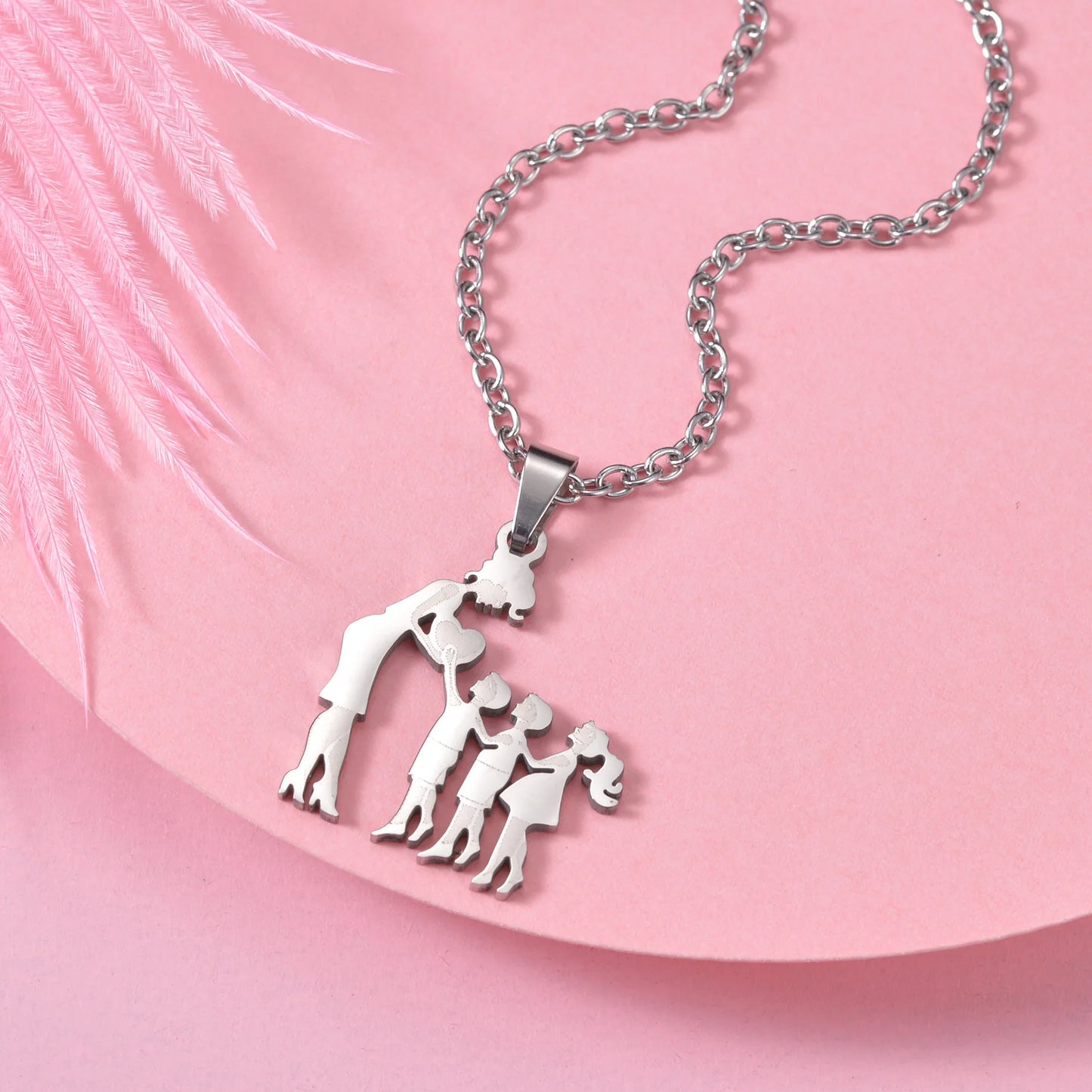 Family Silver Necklaces