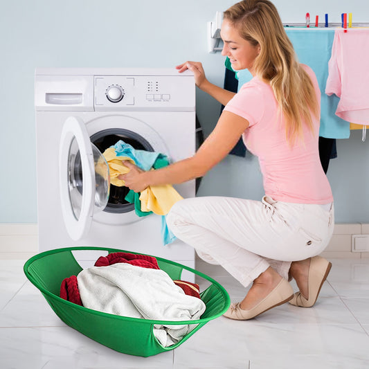 Portable Round Clothes Laundry Hamper