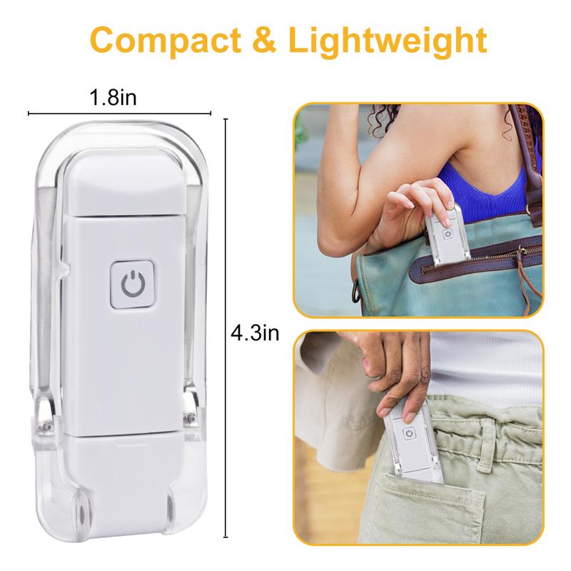 Portable Bookmark Read Light