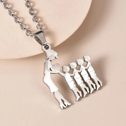 Family Silver Necklaces