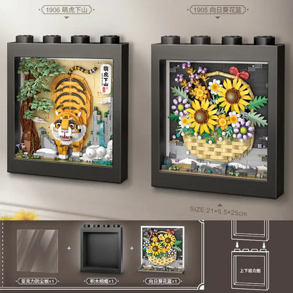 Sunflower Picture Frame Building Block